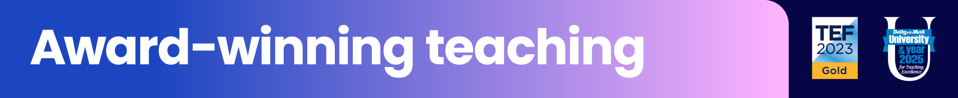 Award winning teaching