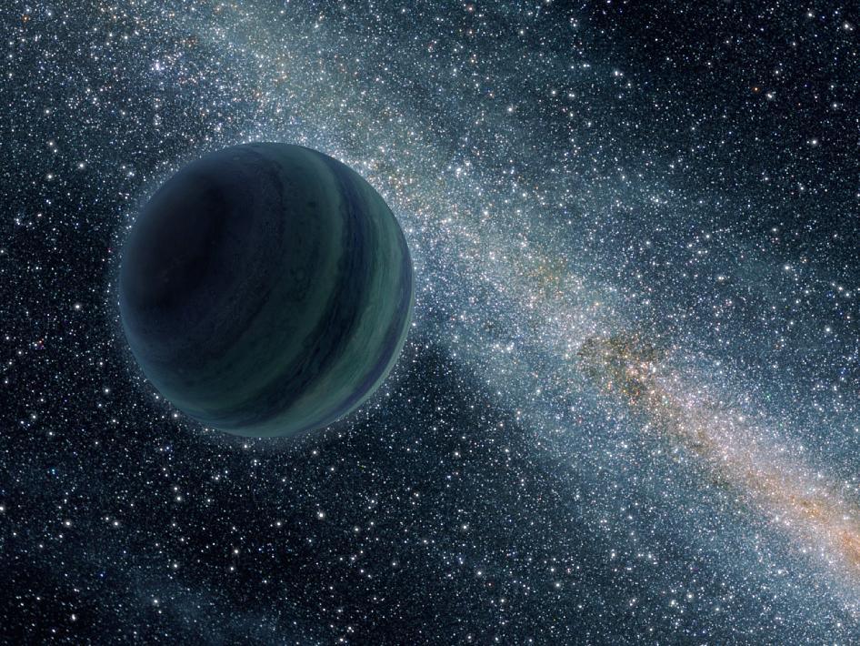 lone planet, copyright NASA